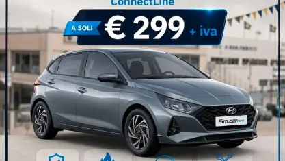 Nuova Hyundai i20 100 CV (73 kW) 2026 Grigio Utilitaria