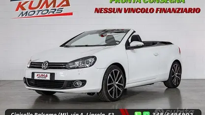 Pure white cod. “c9a” Usata 2012 VW Golf Cabriolet Cabrio | 13.800 €