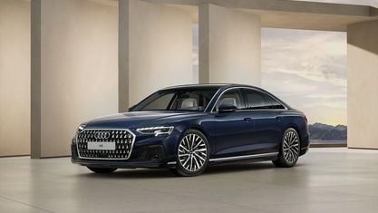Ny Audi A8 Ambiente 286 HK (210 kW) 2026 Blå Sedan