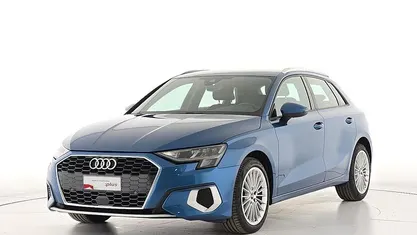Usata Audi A3 Advanced Plus 116 CV (85 kW) 2021 Blu/azzurro Berlina