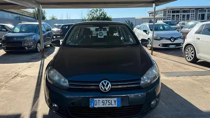 Usata VW Golf VI Highline 122 CV (89 kW) 2009 Blu Utilitaria