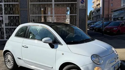 Usata Fiat 500 Lounge 69 CV (50 kW) 2008 Blu Berlina