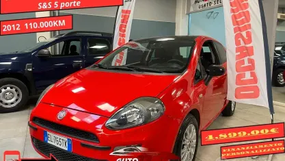 Usata Fiat Punto S 84 CV (61 kW) 2012 Rosso Utilitaria