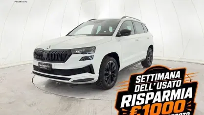 Usata Skoda Karoq SportLine 116 CV (85 kW) 2022 Bianco SUV