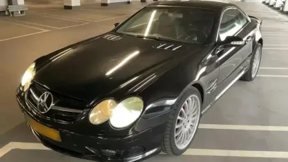Usata Mercedes SL500 AMG 306 CV (225 kW) 2002 Nero Cabrio