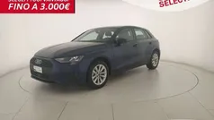 Blu navarra metallizzato Usata 2021 Audi A3 Sportback g-tron Tre volumi | 24.900 € (Buon prezzo)