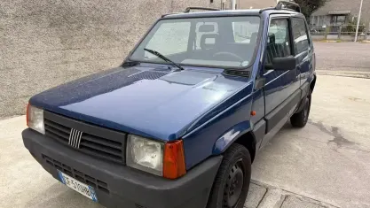 Usata Fiat Panda Young 54 CV (39 kW) 2003 Blu Utilitaria