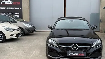 Usata Mercedes C220 Premium Plus 170 CV (125 kW) 2016 Nero Cabrio