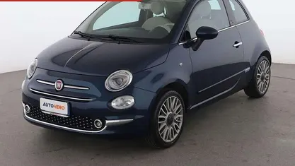 Usata Fiat 500C Lounge 70 CV (51 kW) 2017 Blu Cabrio