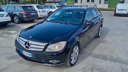 Usata Mercedes C220 Avantgarde 170 CV (125 kW) 2009 Nero Station wagon