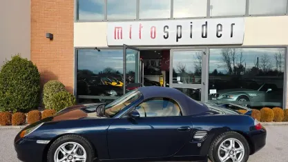 Usata Porsche Boxster 204 CV (150 kW) 1998 Blu Cabrio