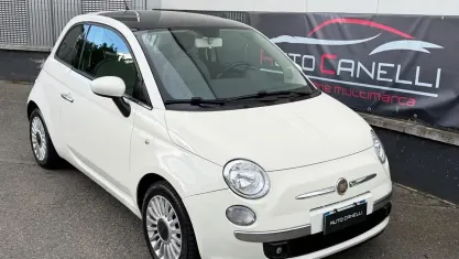 Usata Fiat 500 Lounge 69 CV (50 kW) 2009 Bianco Cabrio