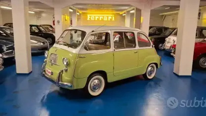 Usata Fiat 600D 31 CV (22 kW) 1960 Verde Monovolume