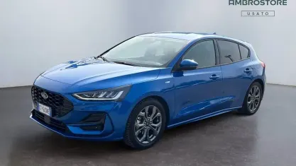 Käytetty Ford Focus ST-Line 125 HP (91 kW) 2024 Sininen Sedan