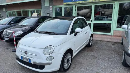 Usata Fiat 500 Lounge 69 CV (50 kW) 2009 Bianco Cabrio