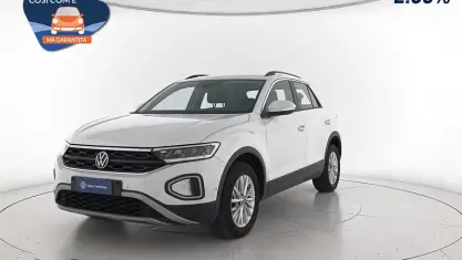 Usata VW T-Roc Life 110 CV (80 kW) 2022 Pure white SUV