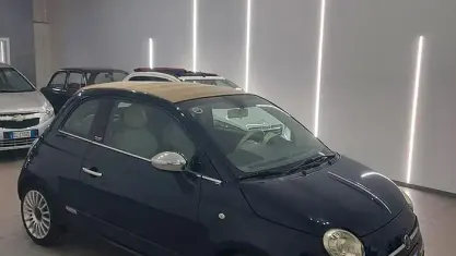 Usata Fiat 500C Rock 75 CV (55 kW) 2010 Blu Cabrio