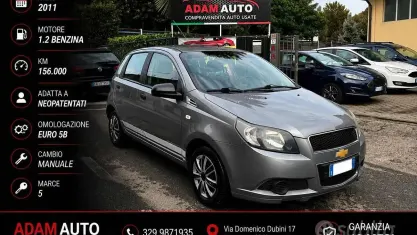 Usata Chevrolet Aveo LT 84 CV (61 kW) 2011 Grigio Berlina