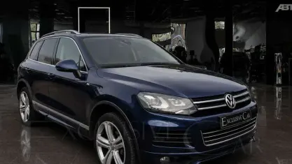 Usata VW Touareg 245 CV (180 kW) 2014 Blu SUV