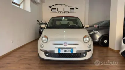 Usata Fiat 500C Lounge 69 CV (50 kW) 2010 Bianco Cabrio