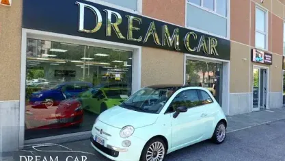 Usata Fiat 500 Lounge 95 CV (69 kW) 2014 Azzurro pastello Utilitaria