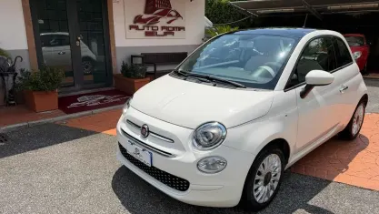 Usata Fiat 500 Lounge 69 CV (50 kW) 2019 Bianco Utilitaria