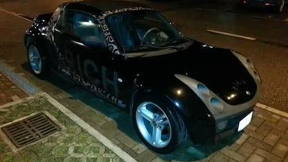 Usata Smart Roadster 82 CV (60 kW) 2006 Nero Cabrio