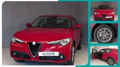 Rosso Usata 2020 Alfa Romeo Stelvio Business SUV | 21.890 € (Ottimo prezzo)