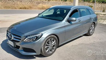 Usata Mercedes C200 Avantgarde 135 CV (99 kW) 2018 Grigio Station wagon