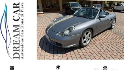Usata Porsche Boxster 224 CV (164 kW) 2003 Grigio Cabrio