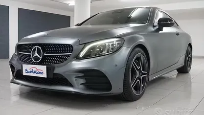 Usata Mercedes C220 Premium Plus 194 CV (142 kW) 2018 Grigio Coupé