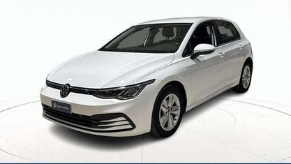 Usata VW Golf VIII Life 131 CV (96 kW) 2022 Bianco Berlina