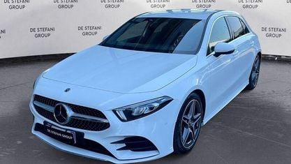 Begagnad Mercedes A200 Premium 150 HK (110 kW) 2021 Vit Halvkombi