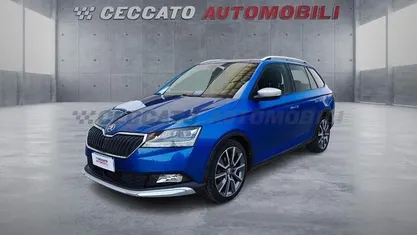 Usata Skoda Fabia ScoutLine 95 CV (69 kW) 2018 Blu Station wagon
