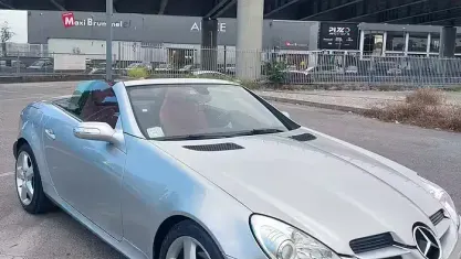 Usata Mercedes SLK200 163 CV (119 kW) 2005 Grigio Cabrio