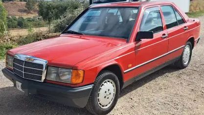 Usata Mercedes 190 118 CV (86 kW) 1991 Rosso Berlina