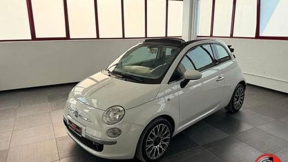 Usata Fiat 500C Lounge 95 CV (69 kW) 2010 Bianco Cabrio