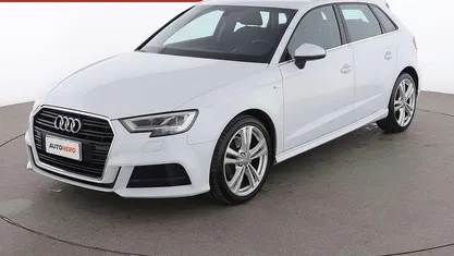 Usata Audi A3 Admired 116 CV (85 kW) 2019 Bianco Berlina