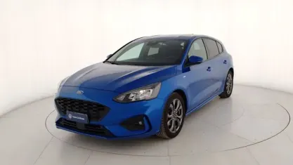 Usata Ford Focus ST-Line 125 CV (91 kW) 2021 Blu metallizzato Berlina