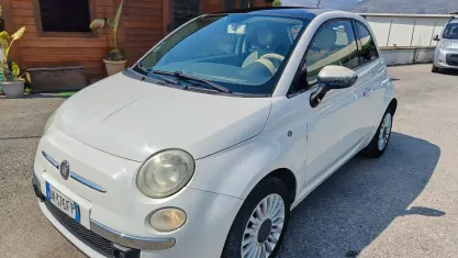Usata Fiat 500 Lounge 75 CV (55 kW) 2008 Bianco Berlina