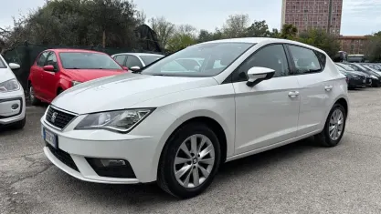 Usata Seat Leon Style 116 CV (85 kW) 2020 Bianco Berlina