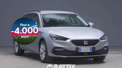 Usata Seat Leon ST Style 131 CV (96 kW) 2021 Argento Station wagon