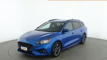 Usata Ford Focus ST-Line 125 CV (91 kW) 2019 Blu Station wagon