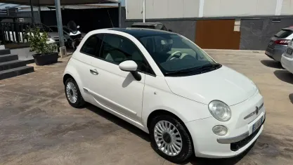 Usata Fiat 500 Lounge 69 CV (50 kW) 2010 Bianco Berlina