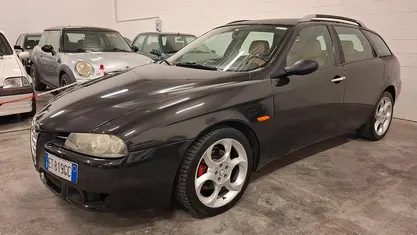 Usata Alfa Romeo 156 140 CV (102 kW) 2003 Nero Station wagon
