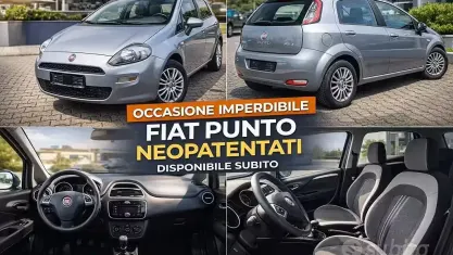 Usata Fiat Grande Punto S 69 CV (50 kW) 2012 Grigio Utilitaria