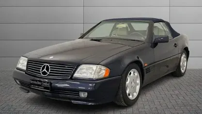 Usata Mercedes SL320 231 CV (169 kW) 1995 Blu scuro metallizzato Cabrio