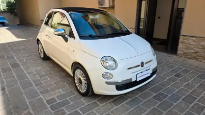 Usata Fiat 500C Lounge 95 CV (69 kW) 2014 Bianco Cabrio