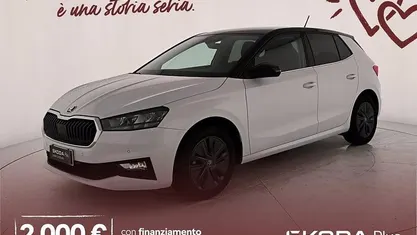 Usata Skoda Fabia Style 95 CV (69 kW) 2025 Bianco luna metallizzato nero tulipano perlato Utilitaria
