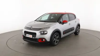 Begagnad Citroën C3 PureTech 82 HK (60 kW) 2018 Silver Halvkombi
